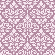 Scroll Damask Ptn Pink on Mauve